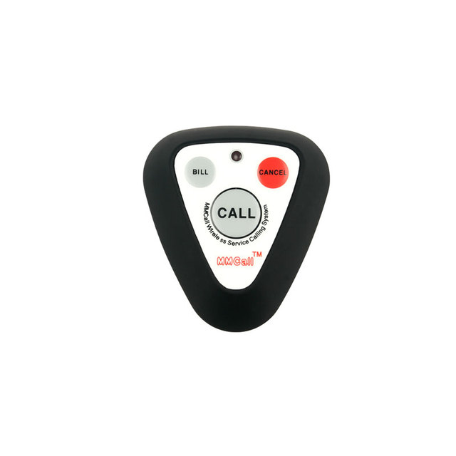 MMCall Wireless Table Call Bell Button Restaurant Pager System Waiter Call System Pager Watch
