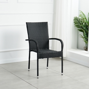 <span class=keywords><strong>Di</strong></span> alta Qualità <span class=keywords><strong>di</strong></span> Stile Moderno Ristorante Mobili Da Giardino Bistro <span class=keywords><strong>di</strong></span> Alta Posteriore del Braccio Sedia <span class=keywords><strong>di</strong></span> Canna Poly Vimini Impilabile In Plastica Sedia In Rattan - Product Image 1