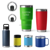 20 oz Stainless Steel Insulated Travel Tumbler with Handle - Powder Co —  Bulk Tumblers