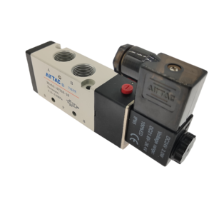 AIRTAC气动3/8 “NPT电磁阀4V310-10 5路2位置PT 3/8” 单线圈先导电动 - Product Image 4