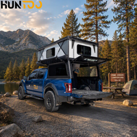 Huntoo 4x4 Aluminium Gris Noir Blanc Tundra Truck Camper Tente de camping escamotable à coque rigide pour Hiatus