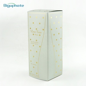 高档名牌高档印花小香水盒白 - Product Image 6