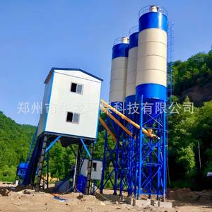 โรงงานผลิตระบบควบคุมอัตโนมัติ Hzs90 สถานีผสมคอนกรีตเชิงพาณิชย์แบบไม่ต้องติดตั้งฐาน สำหรับงานวิศวกรรมผสมคอนกรีต - Product Image 2