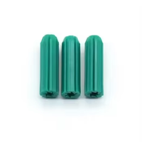 Bouchon mural en plastique vert pour vis de calibre 10-12 vert 7x25mm 7x35mm 7x50mm vert 8mm bouchon mural en plastique