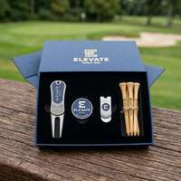 Coffret cadeau de golf personnalisé, marqueur de balle de golf magnétique, coffret cadeau haut de gamme, emballage cadeau pour balles de golf, usine OEM