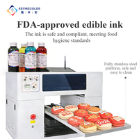 Printer Refinecolor Uv Dtf A3 Printer Uv Dtf Flatbed untuk Transfer Stiker Label Casing Ponsel Pencetakan Usaha Kecil