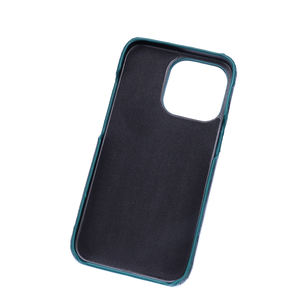 Étui de téléphone en cuir de luxe, texture crocodile, étui de téléphone tendance, vert émeraude, coque de téléphone pour iPhone, antichoc - Product Image 6