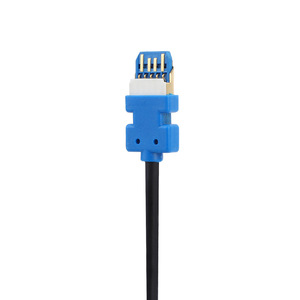 Lung Kay <b>Usb</b> 3.0 Data <b>Cable</b> Am <b>To</b> Af 3a Fast Charging Black Pvc Wire Bonding Injection Molding Patent Design - Product Image 5