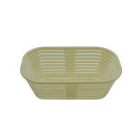 Hygiënische antibacteriële plastic ovale broodvormmand (25x15x9cm) voor commerciële keukens