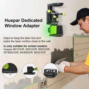 Huepar-Adaptador de nivel láser de ajuste fino, Base pivotante magnética multifuncional con Clip ajustable, herramienta ajustable 360 - Product Image 5