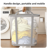 Panier à linge pliable de grande capacité pour le rangement des vêtements à la maison, panier à linge mural pour salle de bain