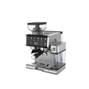 Anbolife OEM Cafetera Espresso de 20 Bares para el Hogar, de Grano a Taza, con Pantalla Táctil, Depósito y Espumador de Leche Integrado, Electrodomésticos de Cocina - Product Image 2