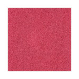 Pads de ponçage et de polissage pour béton Boardwalk BWK4019RED, 19 pouces, rouges, diamètre 5 pouces, pour béton, 5 par carton - Product Image 1