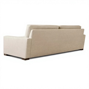 Sofá de 2 Plazas, Venta Directa de Fábrica, Sofá Seccional de Tela Moderno y Elegante, Doble Asiento, Estructura de Madera, para Sala de Estar - Product Image 5