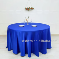 Maßgefertigte Satin-farbene Dicke Tischdecke für Hochwertige Veranstaltungsorte Bankett- und Hochzeitstische