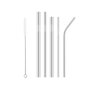 SFST01 Pailles réutilisables pour boissons froides, personnalisées, en acier inoxydable SUS 304, droites et courbées, diamètre 6mm 8mm 12mm - Product Image 5