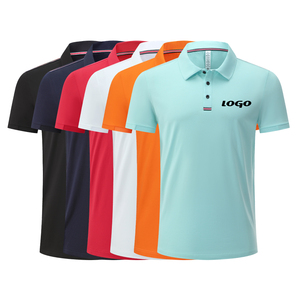 Polo athlétique à coupe ample en tissu extensible avec logo personnalisé Vêtements de tennis Vêtements quotidiens - Product Image 4