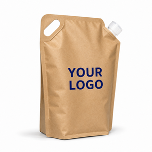 Bolsa Ecológica de Papel Kraft para Bebidas y Alimentos, Bolsa con Boquilla para Café, Bolsa Reutilizable Impermeable con Boquilla, Logotipo Personalizado de China - Product Image 4