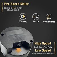 Pompa Kolam Renang di Atas Tanah Jade 1.5HP Dual Speed Laris Manis dengan Motor AC 115V untuk Filtrasi Air Kolam