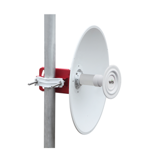 เสาอากาศจาน4.9-6.5GHz 25dBi 1ft MIMO,สำหรับจรวด Ubnt M5และไฟ Ac LiteBeam