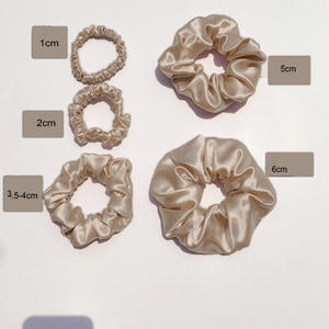 Personalice su logotipo de gama alta 100% Mulberry Silk Ponytail temperamento diadema <span class=keywords><strong>diferentes</strong></span> tamaños coloridos <span class=keywords><strong>Scrunchies</strong></span> - Product Image 3