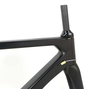 My Store Black 700c Freno de disco de carbono Gravel Road Bike con todo el cable interno - Product Image 2