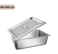Gn Pan Ss aliments Buffet casseroles en acier fabricant inoxydable gastrom récipient à vapeur Gastronorm stockage Gastronorm conteneurs de crème glacée