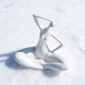 <span class=keywords><strong>Femme</strong></span> nue, danseuse blanche, silhouette légèrement dodue - Product Image 5