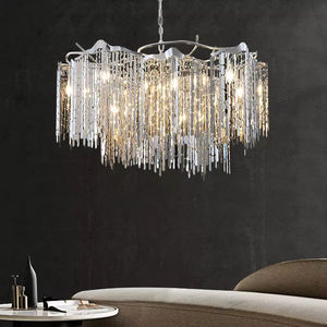 Lustre moderne de style <span class=keywords><strong>italien</strong></span> en acier inoxydable pour hall d'hôtel et salon - Product Image 3