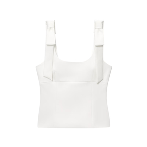 Débardeur Vintage Printemps Femme à Col Halter et Dos Nu avec Nœud Papillon en Tricot - Product Image 3