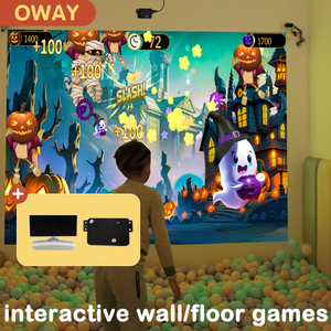 Jeux de projection interactifs d'Halloween, jeux multijoueurs, murs de projection multi-écrans, jeux de sol interactifs - Product Image 1