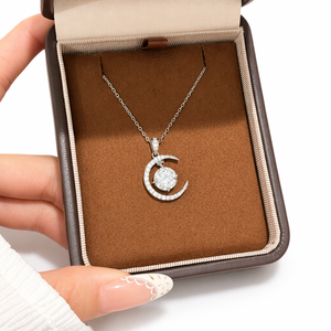 Collana con Pendente in Moissanite da 2 Carati, <span class=keywords><strong>Argento</strong></span> 925, Colore <span class=keywords><strong>D</strong></span>, VVS1, Anti-ossidazione, Gioiello Raffinato per Donne, Regalo per Vacanze Estive - Product Image 3