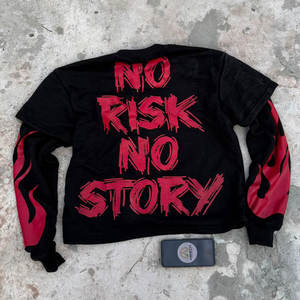 Fabrication de t-shirts de haute qualité, personnalisés, nouveau style, qualité supérieure, double couche, streetwear, imprimé intégral, effet délavé - Product Image 2