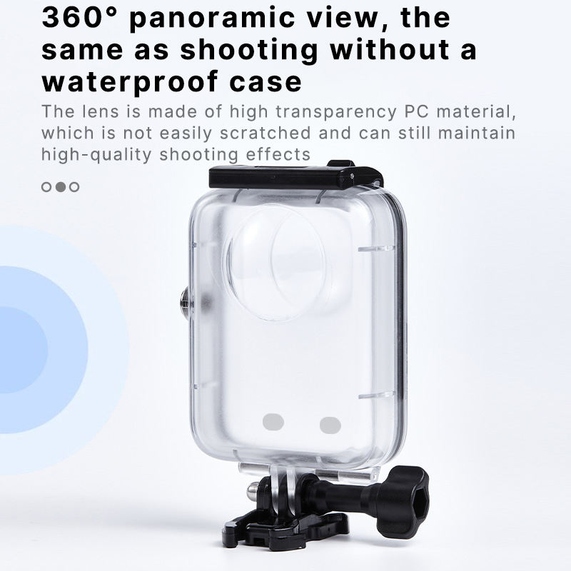 HONGDAK for DJI Osmo 360 Diving Waterproof Case Diving Underwater 45M/144FT Protective House Shell for DJI Osmo360 Accessory