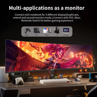 Monitor lengkung 49 inci 165Hz 1ms GTG 100% SRGB HDR 5K sangat lebar sempurna untuk ESports & grosir Gaming