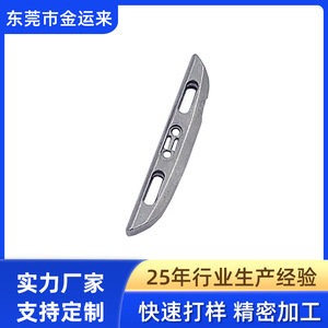 Bracelet de montre en acier inoxydable Ja-124-1, maillon creux pour bracelet en silicone, couleur argent - Product Image 4