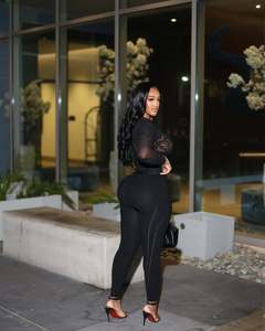 2026年秋季批发均码性感休闲女式弹力连身裤 - Product Image 2