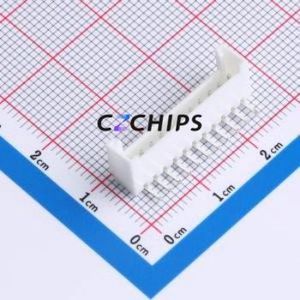 ZX-HY2.0-11PWZ Wire-to-Board Pin Header Bent Lead Through Hole,P=2mm Connector 1x11P 2mm Right Angle Insert HY - Product Image 1