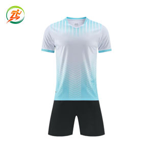 Individuell Bedrucktes Polyester-Fußballtrikot mit Kurzen Ärmeln Schnelltrocknend Unisex Erwachsenengröße - Product Image 5