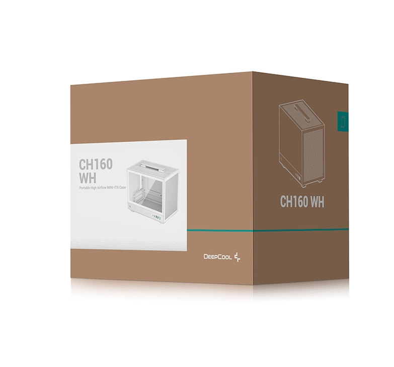 Deepcool CH160 Mini-ITXゲーム用コンピュータケース超