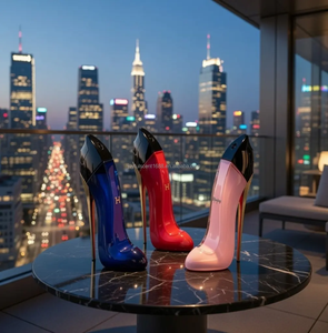 Perfume de Mujer Moderno, Elegante Botella de Vidrio, Notas Amaderadas, Florales, Frutales y <span class=keywords><strong>Gourmand</strong></span>, Inspirado en Zapatos de Cuero, Aroma Duradero - Product Image 2