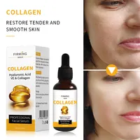 सबसे अच्छा बेच निजी लेबल जैविक Hyaluronic एसिड कोलेजन चेहरा सीरम विरोधी शिकन विरोधी बुढ़ापे कोलेजन चेहरे सीरम