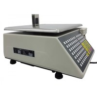 Báscula Etiquetadora Digital con Impresora, 30 kg, Precio de Fábrica al por Mayor, Producción OEM ODM