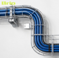 BRIO Goulotte de câblage en treillis métallique sous dalle, résistante à la rouille, pour les travaux de câblage électrique dissimulé en centre commercial souterrain