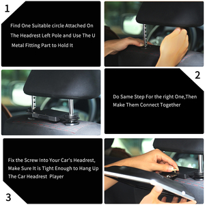 Dàn Âm Thanh Nổi Hai Din Cho Xe Hơi, Đầu Phát <span class=keywords><strong>Dvd</strong></span> 2 Din 9 Inch Android 8.1 Phổ Biến Đa Phương Tiện - Product Image 5