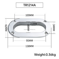 Accessoires de bateau en gros : Chock de proépauille et guide-câble en acier inoxydable pour remplacement/réparation (Tailles 95x38MM 175x75MM)