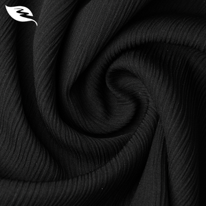 Tissu Abaya Nida Zoom de haute qualité en gros de Chine 2026, style uni, noir coréen/jet, pour robe musulmane pour femmes - Product Image 3