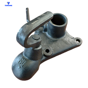 50mm Mobilheim-Kupplung mit Dreieckiger 4-Loch-Platte & Stützrad-Klemme für A6X Zugstange - Product Image 4