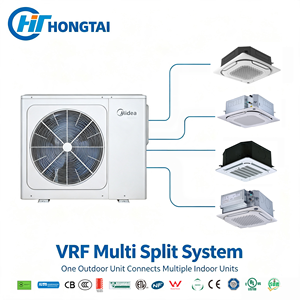 Unité extérieure compacte VRF certifiée CE 8-22,4 kW 3-8 CV, climatiseur multizones, OEM ODM, la plus petite taille en termes de surface habitable dans la catégorie compacte - Product Image 5