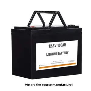 Аккумулятор с длительным циклом, 12 В, 100 А/ч, 200 А/ч, LiFePO4, 24 В, литиевая батарея для Golft Cart